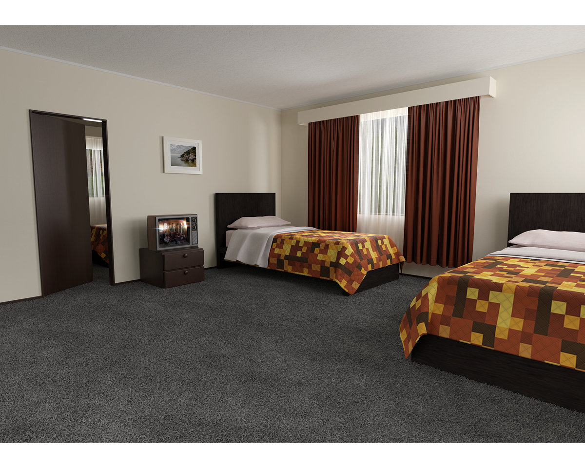 Interior of Motel